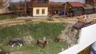 Large G Scale Model Train Layout
