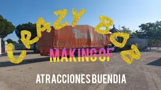 Atraccion de feria Crazy bob making off atracciones buendia Montaje