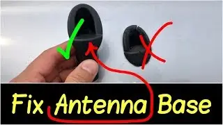 ✅How to Fix Broken Antenna Mount with an Antenna Base Mount Replacement on a Toyota Tundra 2007-2013