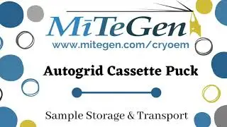 Cryo-EM Autogrid Cassette Storage and Shipping Puck
