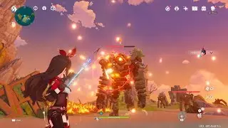 4 Ruin Guards, 1 Amber [WL8 Guyun Stone Forest Ruin Guard area solo run with Amber]