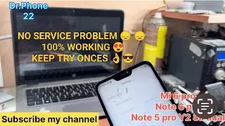 REDMI 6 Pro No Service #networkproblem💯 Game over |Mi 6pro #redmi6pro #note6pro|Dr.Phone|Basband ok
