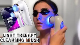 TESTING LUMA BLUE LIGHT THERAPY CLEANSING BRUSH FOR ACNE | Project E Beauty