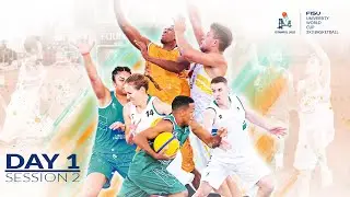 RE-LIVE | FISU University World Cup 3x3 Basketball 2022 | Day 1/Session 2