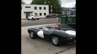 Fun times in a Jaguar D-Type!