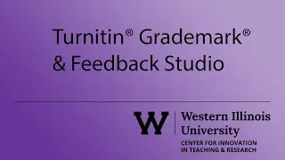 Turnitin GradeMark & Feedback Studio
