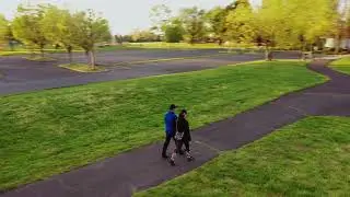 Walking in the Colonial Park