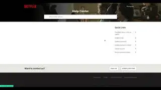 Netflix Live Chat Feature