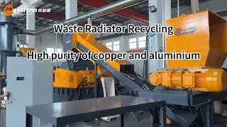 Mayslynn Radiator Recycling Machine &ndash; High-Efficiency Waste Radiator Copper Recovery System