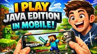 HOW TO PLAY JAVA EDITION IN MOBILE 😱😱😱#viral #minecraft 
