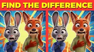 Disney Zootopia 2 - Find the Difference Quiz (Spot the Difference) #3