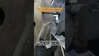 The Cermet Metal Cutting Circular Saw #industrial #machine #cold saw