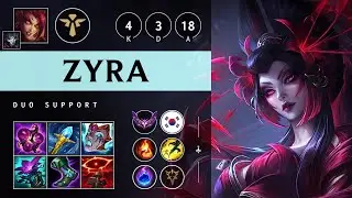 Zyra Support vs Lulu - KR Master Patch 14.19