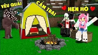 REDHOOD VÀ MỀU HẸN HÒ CÙNG NHAU CẮM TRẠI RIÊNG TRÊN NÚI TUYẾT TRONG MCPE | Thử Thác Mều Channel