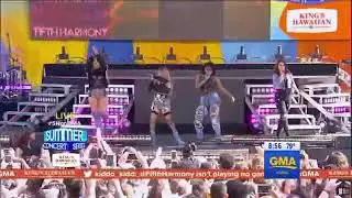 ally brooke&rsquo;s part of worth it when fifth harmony performed on good morning america 