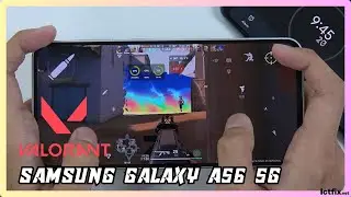 SAMSUNG GALAXY A56 5G VALORANT Gaming Test | Exynos 1580 | 120Hz Display