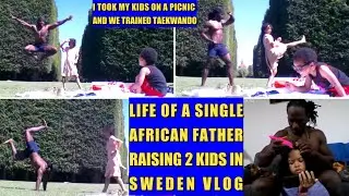 A DAY IN THE LIFE OF AN AFRICAN SINGLE FATHER RAISING 2 KIDS  IN SWEDEN VLOG