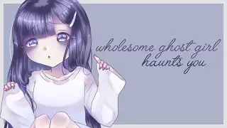 [ASMR] Wholesome Ghost Girl Haunts You!! [Softly Spoken] [Cosy Fluffy Blanket Sounds] [Heartbeat]
