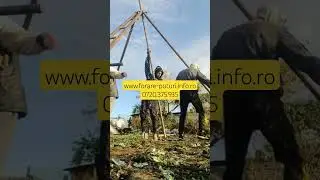 Cum se realizaeaza un foraj de mica adancime? foraj realizat manual cu adancimea de maxim 40 de m
