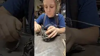 Kestrel Falcon Build #metalarts #sculpture