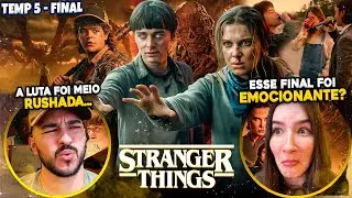 REAGIMOS AO FINAL DE STRANGER THINGS!
