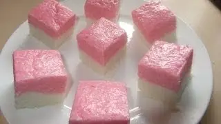 Coconut Ice (A very Quick & Easy slice)