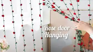 Easy and Beautiful🌹Crochet Rose Door Hanging For Beginners