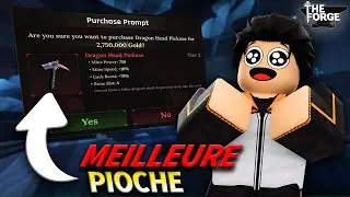 J'obtiens  la DRAGON HEAD PICKAXE sur THE FORGE 😈 ! [ROBLOX]