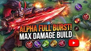 Alpha Unstoppable! 💪 Savage Damage Gameplay#kairi#mlbb #alphagameplay #karitzy#youtube #viral 