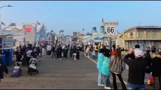 Santa Monica Pier Walk & E Line Ride: Partial Journey | 360&deg; Transit Vlog