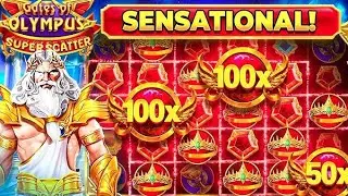 Hicimos 💯 tiradas a la gates of olympus super scatter , Maxwin, Super Jackpot!!!😬😬🔥🔥🔥