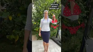 My beautiful modest bathing suit #grwm #jewish #modesty