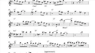 Some Other Blues - John Coltrane Transcription