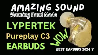 NEW 🎶 Nov 2024 Lypertek Pureplay C3 Hand Made Resin Earbuds. Amazing SOUND. 🔋 30 DAY battery life