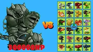 ULTIMATE ARMORED GARGANTUAR 300K HP vs INFINITY DAMD FUSION PLANT | Pvz Fusion
