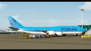 Korean Air 747-8i Tokyo Quick-turn | Prepar3D - PMDG 747
