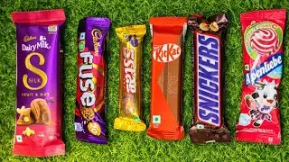 Satisfying Video Asmr Unboxing GIANT Sweets Chocolate and Rainbow Lollipops with Candy Cutting Asmr.