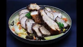 Porc marin&eacute; Char Siu R&ocirc;ti et laqu&eacute; au kamado