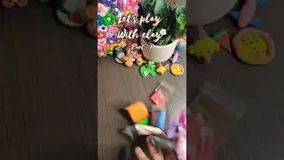Let&rsquo;s Play with Clay ✨ | Turning imagination into art with just my hands!#Shorts #ClayArt #diycrafts