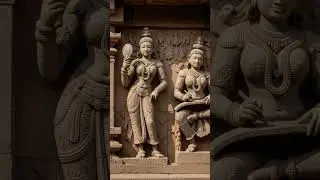 1000 years ago 😳 girl used mirror#AncientTemple #MysteryCrumbles #DivineStatue #TempleDiscovery