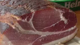 smoked Bacon and Ham homemade Final Result  video littleGasthaus