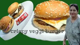 Easy way to make a McDonald's like burger ||Aasan recipe | | Veg burger recipe