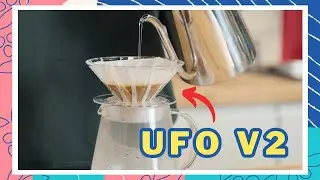 Brewing Colombia Washed Coffee with the UFO V2 Dripper - January 2025 Subscription Coffee