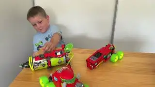 Lego Dreamzzz | Nightmare Shark Submarine battles Mateo's Spray Paint Truck & Cooper's Tiger Mech