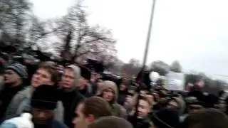 Meeting against election fraud in Moscow.