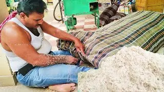 Cotton blend machine | Cotton Recycling use for Mattress | Small Scale Industries | Cotton pillow