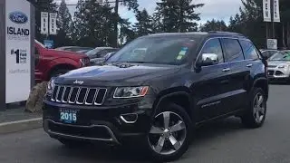 2015 Jeep Grand Cherokee Limited, Rear Heated Seats, Accident F