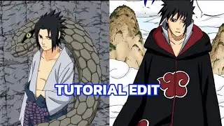 🎬 Sasuke Mid Edit Tutorial🎃 | Naruto Shippuden AMV Edit 🎧#narutoshippuden#sasuke#mangaedit#tutorial
