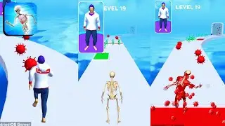 DNA Run☠️💀 NEW SKIN 1 / Gameplay Tutorial (Android,ios) Level 19 DR3D19L (PART-5)