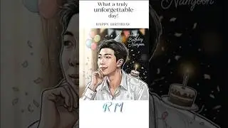 Happy Birthday to our leader, RM! 🎉 RM Birthday #HappyBirthdayNamjoon  #btsarmycreativesisters